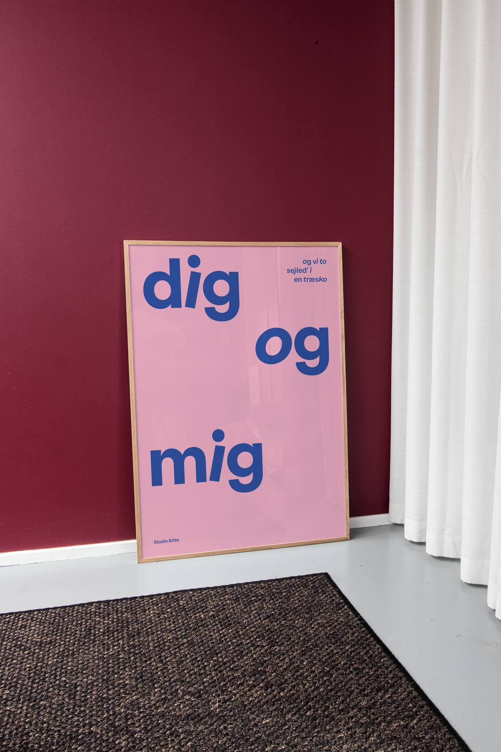Ellers Problem mudder Studio Bitte – "Dig og mig" plakat til børneværelset